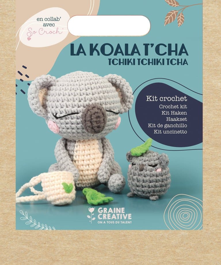 kit crochet amigurumi koala de graine creative - Bretonne