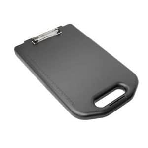 Porte-bloc avec module de rangement et poignée de transport - A4 - noir - Wonday